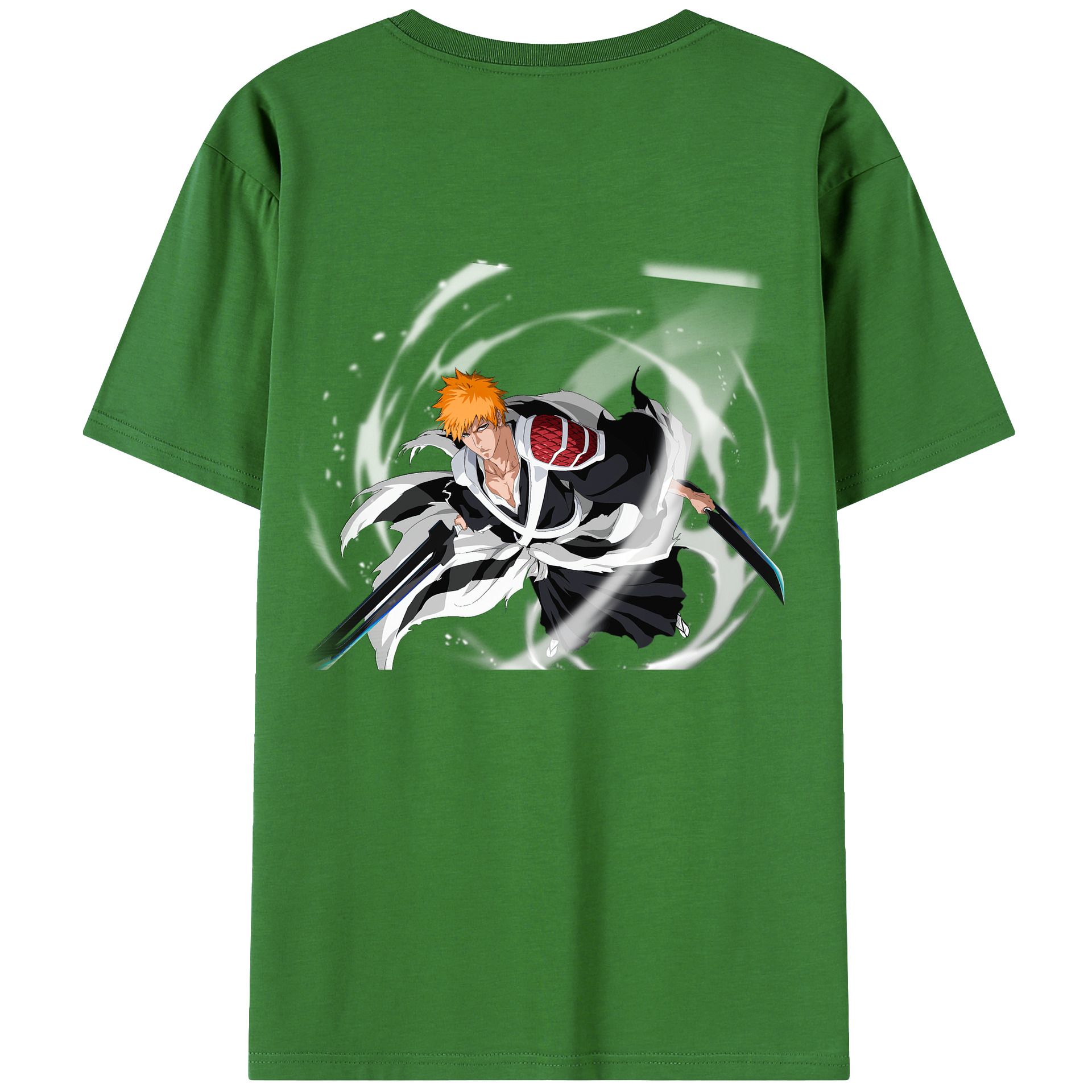 （画像用） ブリーチ 黒崎一護（くろさき いちご）BLEACH Kurosaki Ichigo レディース半袖Tシャツ(バックプリント)